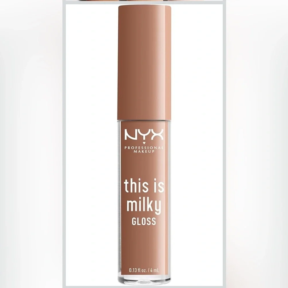 NYX This Is Milky Gloss, Vegan Lip Gloss, 12 Hour Hydration - Cookies and Milk
